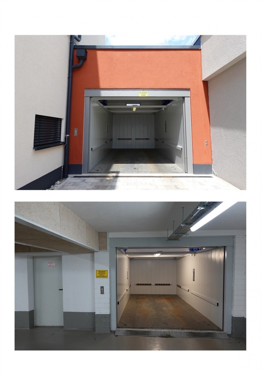 Tiefgarage - Autoaufzug Penthousewohnung Gro�-Zimmern