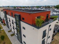 Bild (18fa24c9a6aa2da5e03d1845383f5216): Exklusive 5-Zi.-Neubau-Penthousewohnung in Gro�-Zimmern 3. OG., mit Panoramablick, ca. 140m2