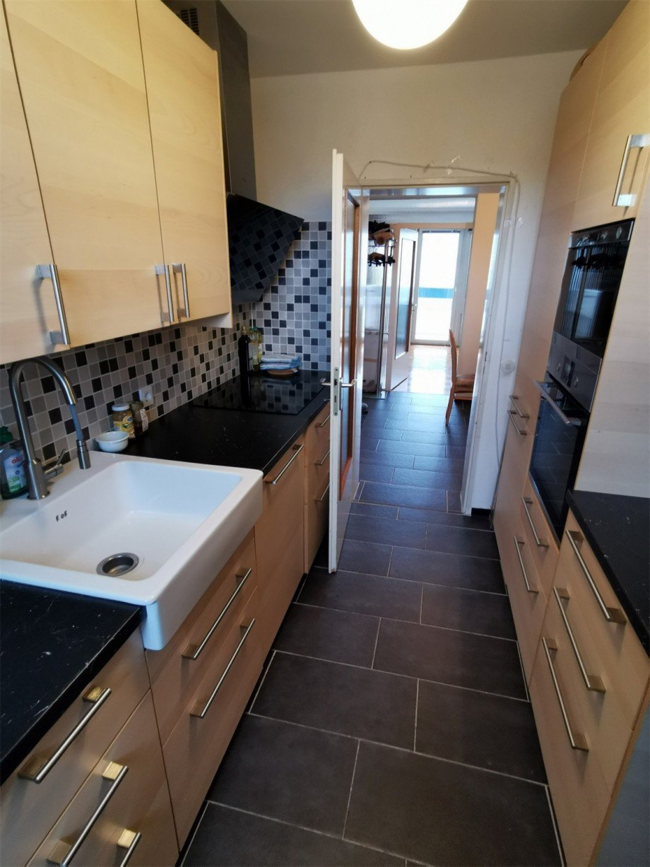 24 - Sicht von der K�che in Ri Etagenwohnung Bad Nauheim