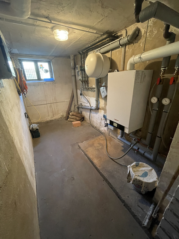 Heizraum mit Gastherme Vissman Einfamilienhaus Gro�-Zimmern