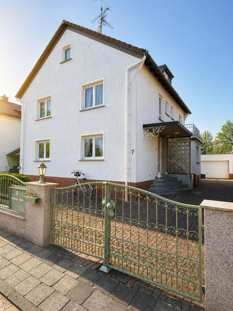 1.1 - -Familien-Wohnhaus mit Hofeinfahrt Zweifamilienhaus R�dermark