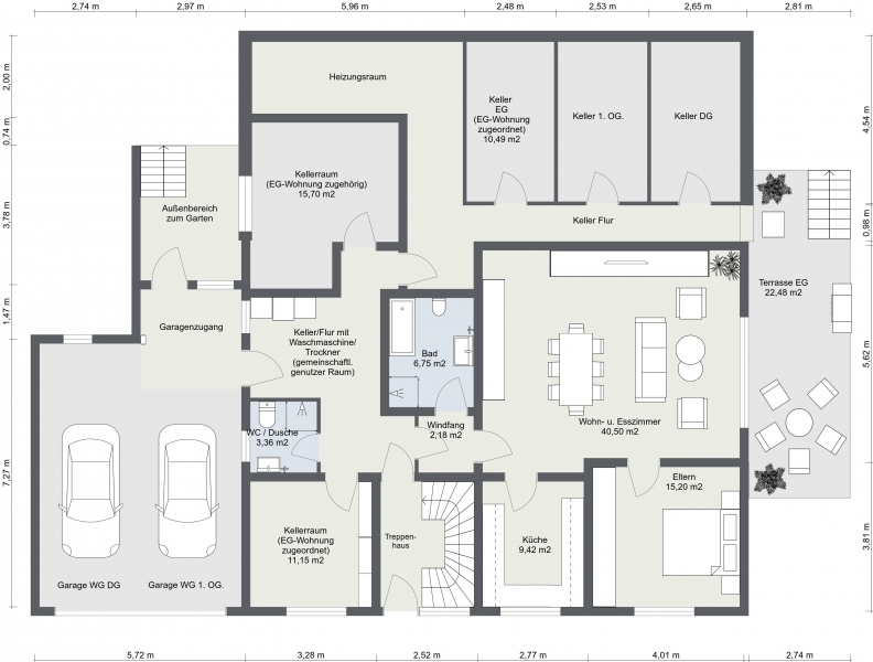 EG-Wohnung in Krombach - Etage Etagenwohnung Krombach