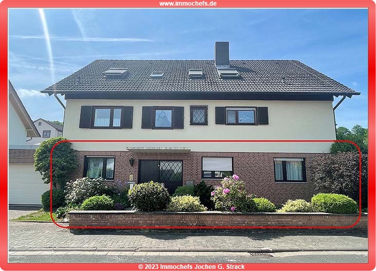 Wohnung markiert Krombach - Krombach Etagenwohnung Ger�umige EG-Wohnung mit vielen Gestaltungsm�glichkeiten, in Krombach