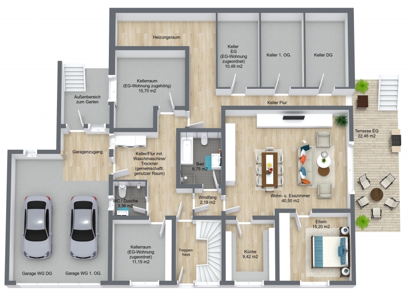 2-Zi.-EG-Wohnung in Krombach - Etagenwohnung Krombach