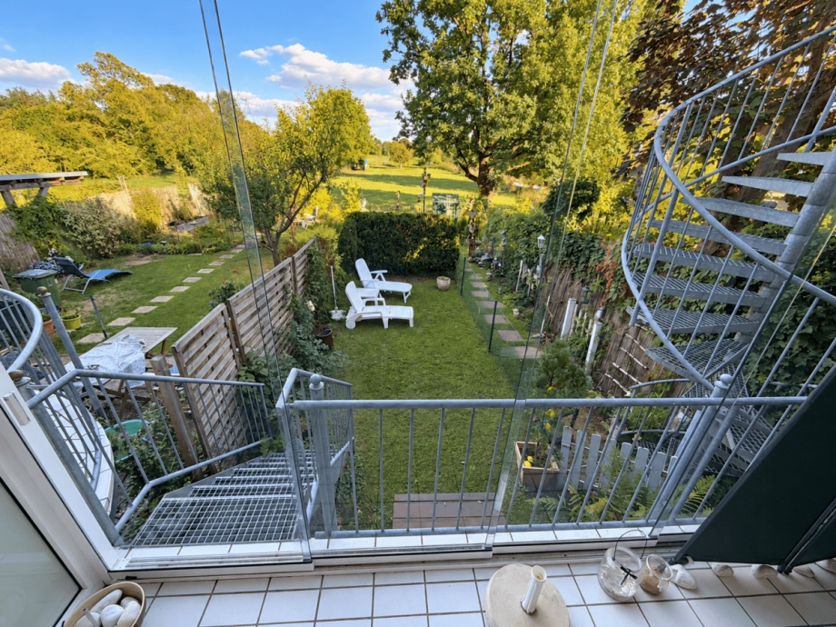 19 - Blick ins die gr�ne Idylle Wohnung Gro�-Zimmern