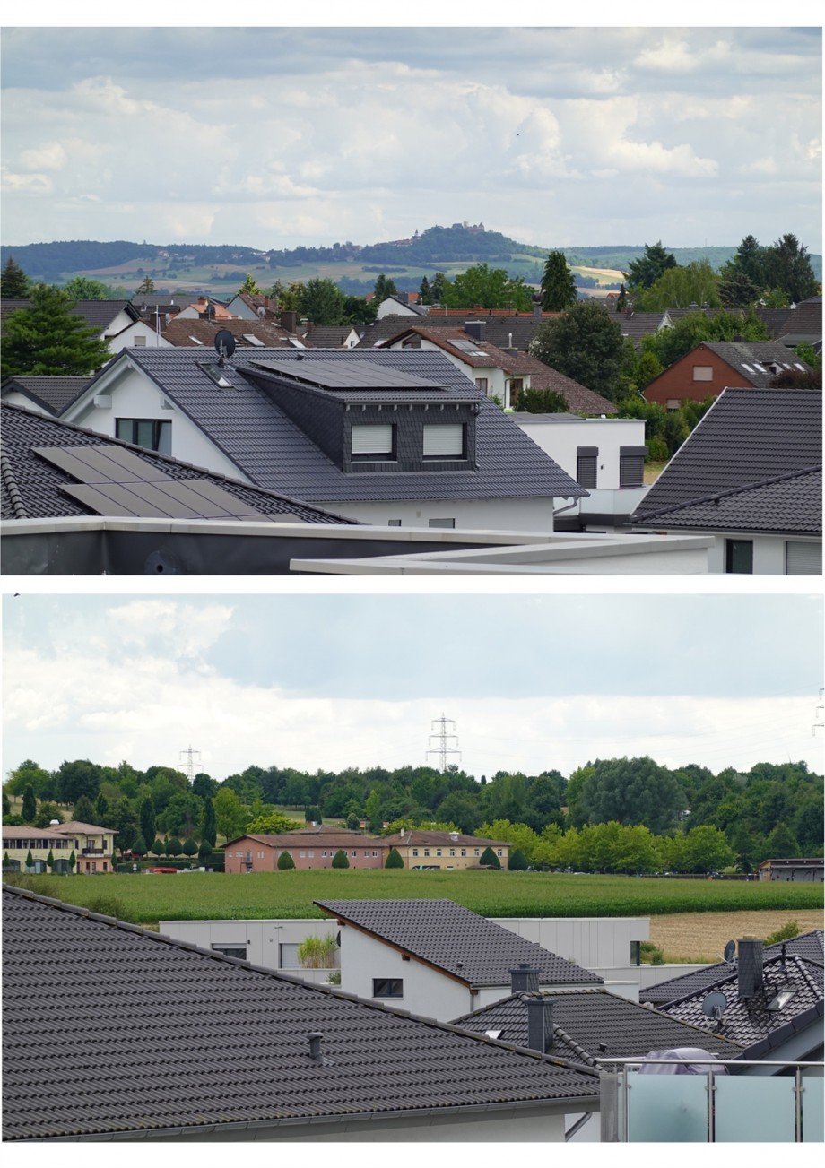 Aussicht Penthousewohnung Gro�-Zimmern