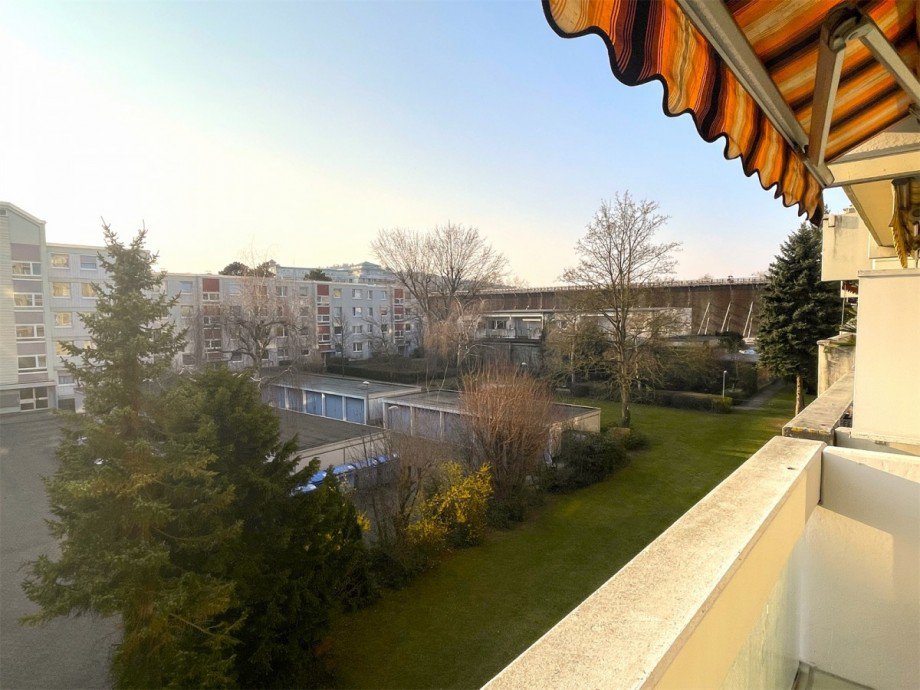 13 - Sicht vom Balkon 1 Etagenwohnung Bad Nauheim