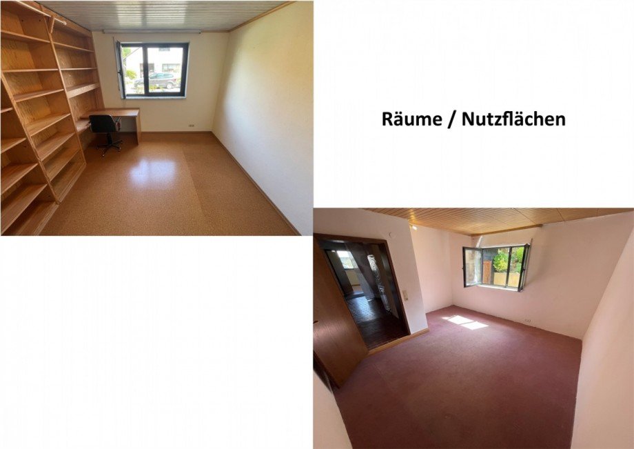 R�ume u. Nutzfl�chen Etagenwohnung Krombach