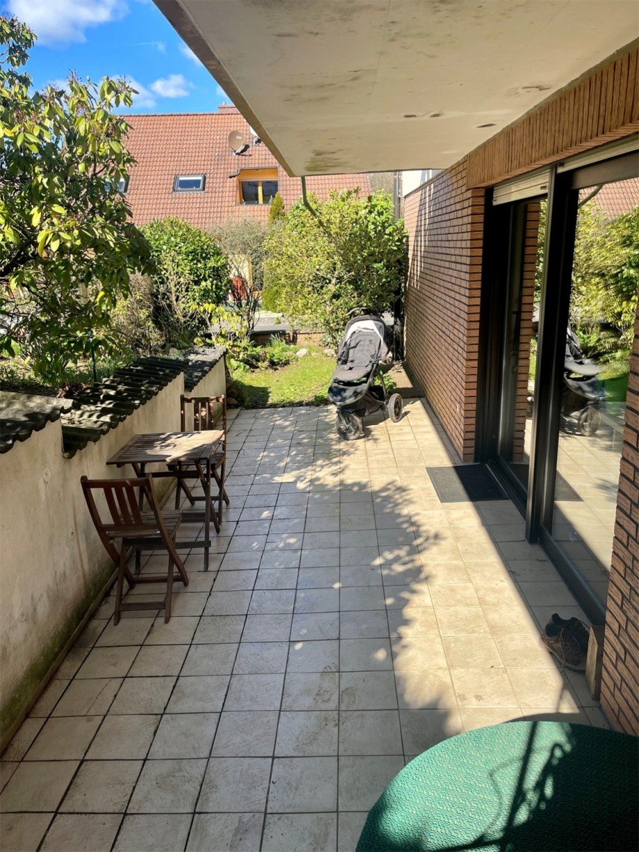 Terrasse 4 Etagenwohnung Krombach