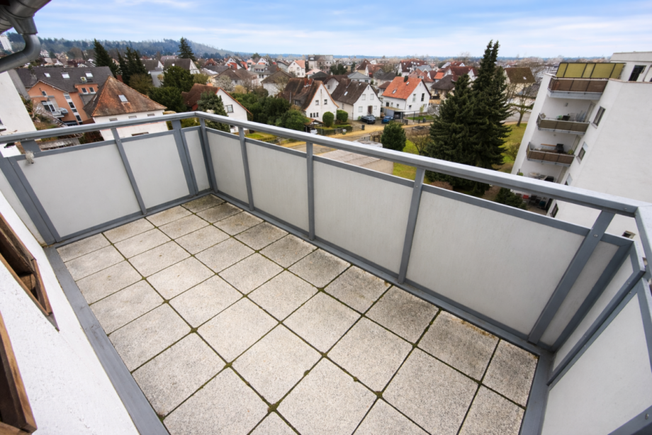 15 - Balkon (Originalzustand) Dachgeschosswohnung Bensheim