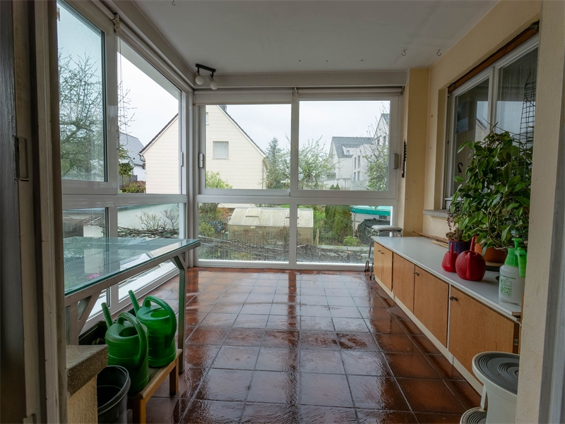 28 - Wintergarten 1. OG. Mehrfamilienhaus Ro�dorf