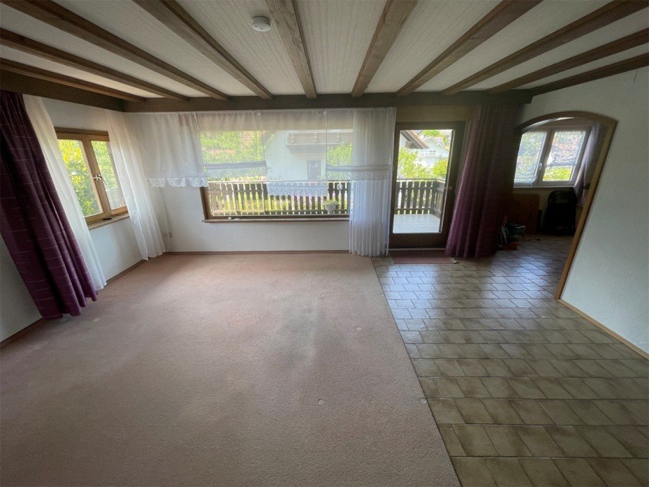 Wohnzimmer 1 Etagenwohnung Krombach