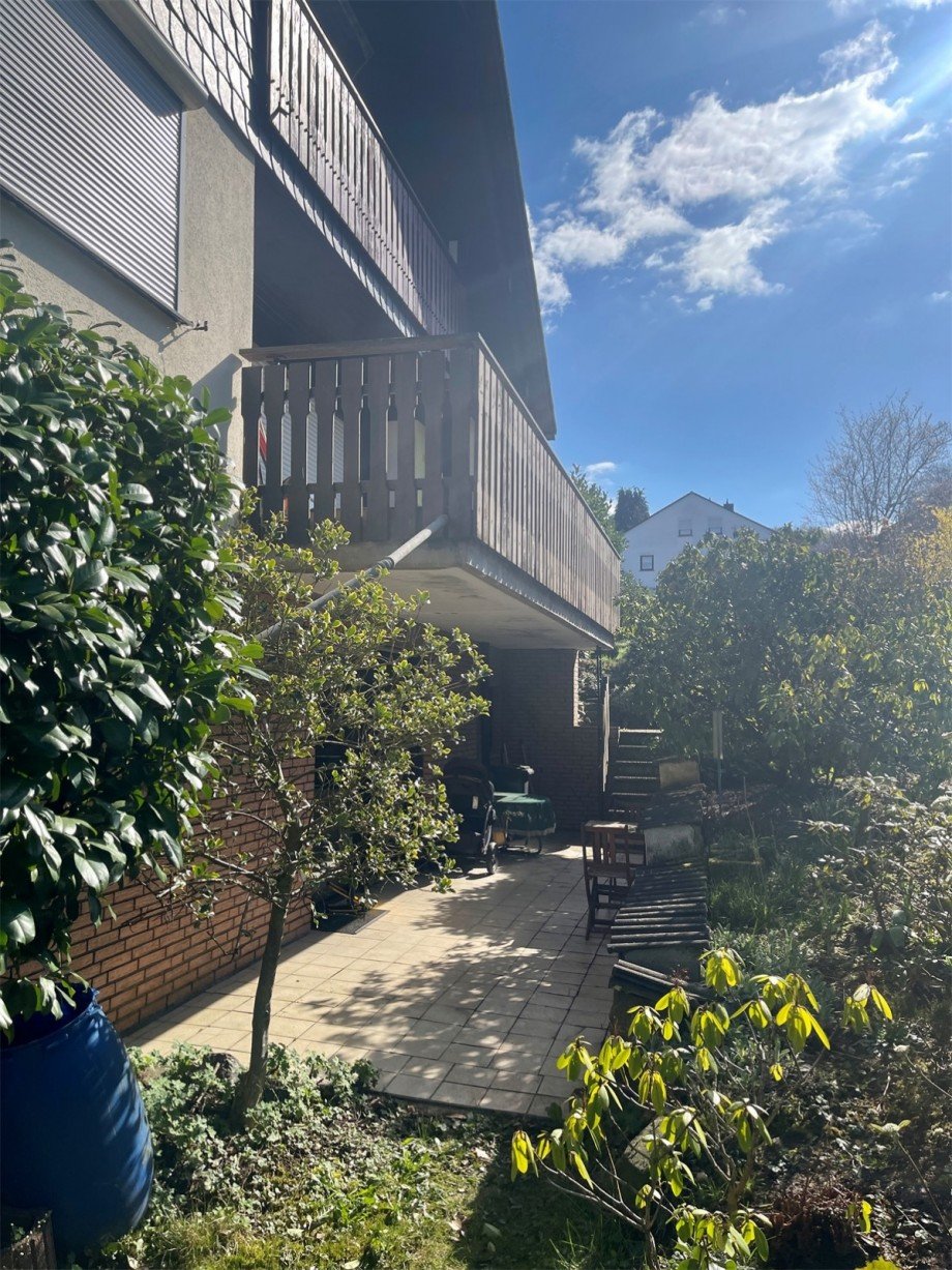 Terrasse 2 Etagenwohnung Krombach