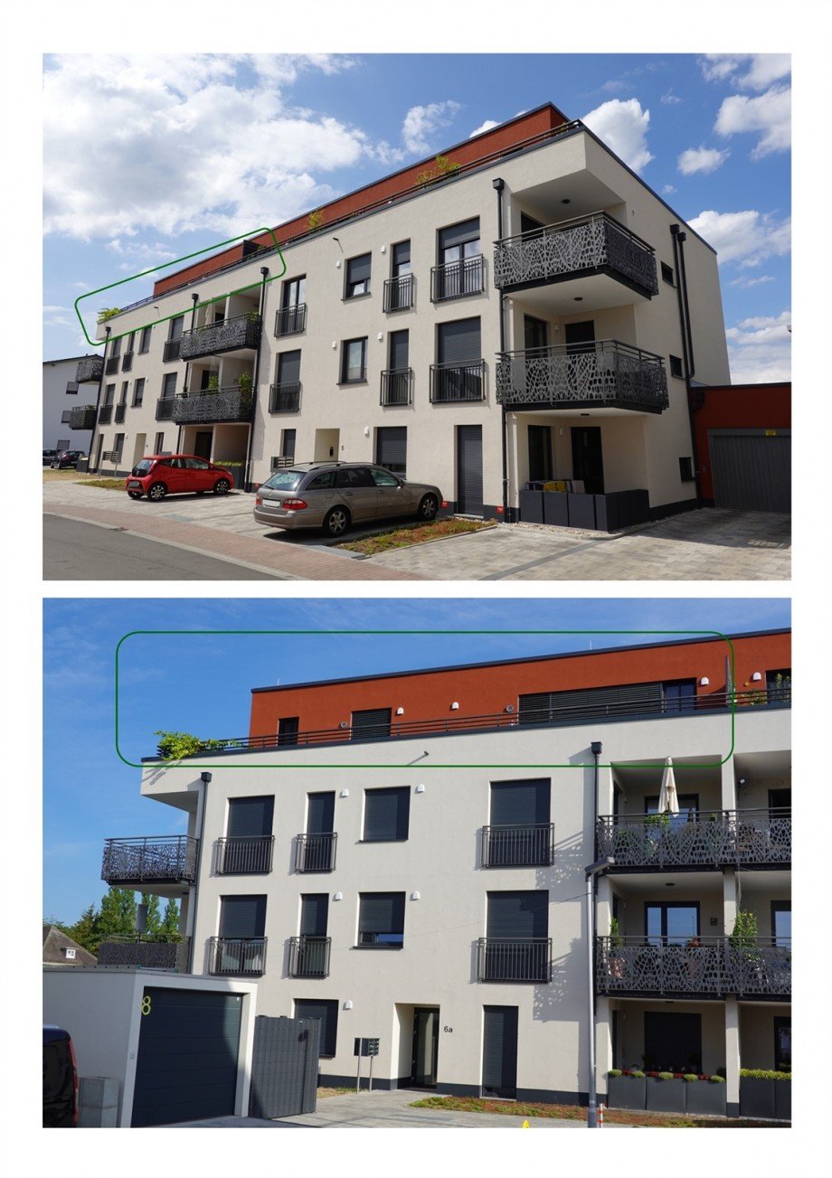 Wohnhaus - Front Penthousewohnung Gro�-Zimmern