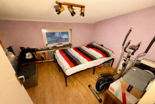 11 - Schlafzimmer Gro�z�gige Dachgeschosswohnung mit Panoramablick, in Bensheim-Auerbach