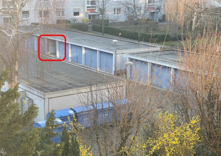 27 - Garagenanlage - Sicht vom Etagenwohnung Bad Nauheim