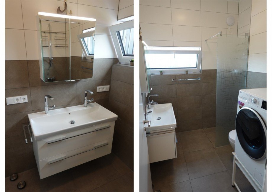 Kleines Bad - WC-Dusche Penthousewohnung Gro�-Zimmern