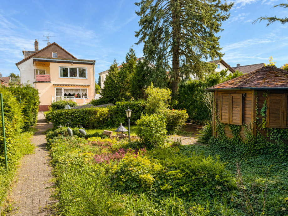 4.0 - Blick vom Garten zum Wohnhaus Zweifamilienhaus R�dermark