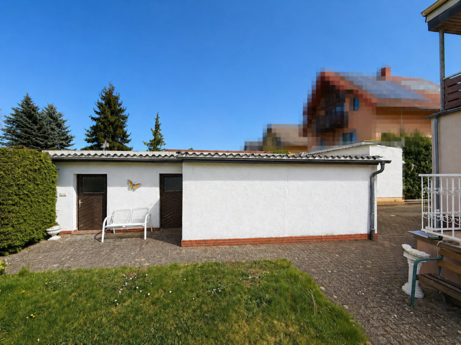 4.2 - Doppelgarage (Seitenansicht) Zweifamilienhaus R�dermark