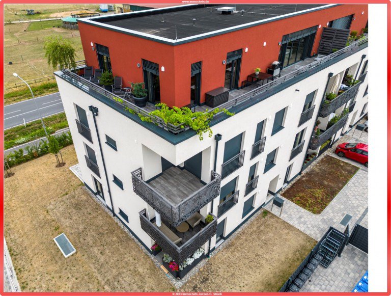 Titel - Penthouse mit Geb�ude Gro�-Zimmern - Gro�-Zimmern Penthousewohnung Exklusive 5-Zi.-Neubau-Penthousewohnung in Gro�-Zimmern 3. OG., mit Panoramablick, ca. 140m2